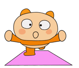 cream panda 1 sticker #9037926