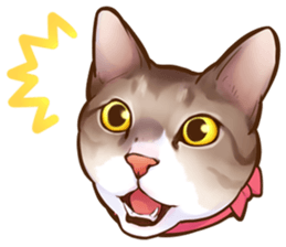 cat that omame and adzuki  2 sticker #9037931