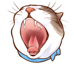 cat that omame and adzuki  2 sticker #9037933