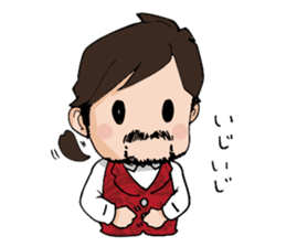 counselor Nobu and Rainbow  soldier sticker #9037968