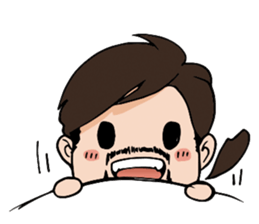 counselor Nobu and Rainbow  soldier sticker #9037970