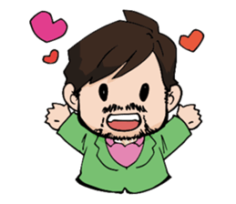 counselor Nobu and Rainbow  soldier sticker #9037971