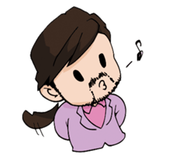 counselor Nobu and Rainbow  soldier sticker #9037972