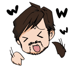 counselor Nobu and Rainbow  soldier sticker #9037975