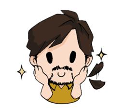 counselor Nobu and Rainbow  soldier sticker #9037979