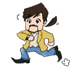 counselor Nobu and Rainbow  soldier sticker #9037982