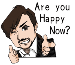 counselor Nobu and Rainbow  soldier sticker #9037984