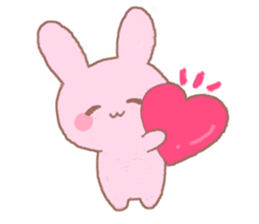 Love rabbit -AISARE USAGI- sticker #9038460