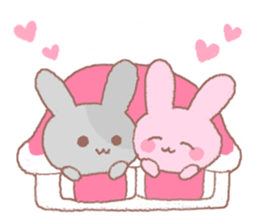 Love rabbit -AISARE USAGI- sticker #9038461