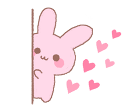 Love rabbit -AISARE USAGI- sticker #9038470