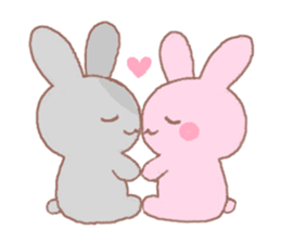 Love rabbit -AISARE USAGI- sticker #9038472