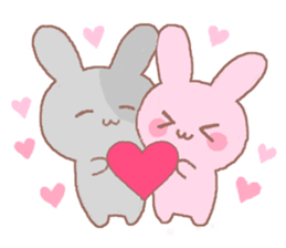 Love rabbit -AISARE USAGI- sticker #9038473