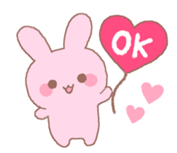 Love rabbit -AISARE USAGI- sticker #9038478