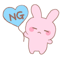 Love rabbit -AISARE USAGI- sticker #9038479