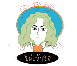 woman ( frung-fring ) sticker #9039503