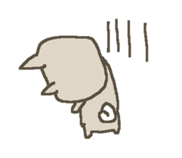 Simple dog Shiba sticker #9039993