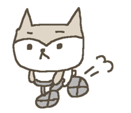 Simple dog Shiba sticker #9040000