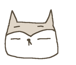 Simple dog Shiba sticker #9040009