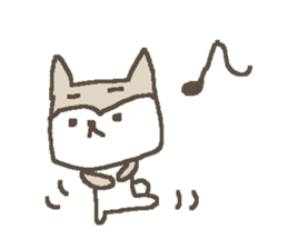 Simple dog Shiba sticker #9040014