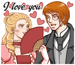 Gorgeous Royal Couple sticker #9040565