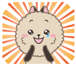 Pretty Pomeranian sticker #9040578