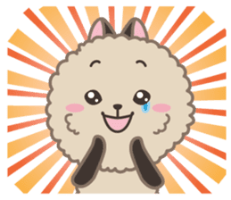 Pretty Pomeranian sticker #9040578