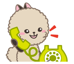 Pretty Pomeranian sticker #9040582