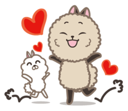 Pretty Pomeranian sticker #9040584