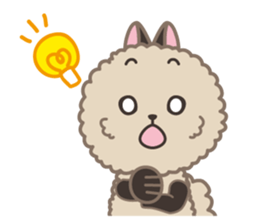 Pretty Pomeranian sticker #9040588