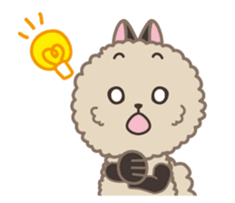 Pretty Pomeranian sticker #9040588