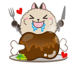 Pretty Pomeranian sticker #9040594