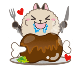 Pretty Pomeranian sticker #9040594