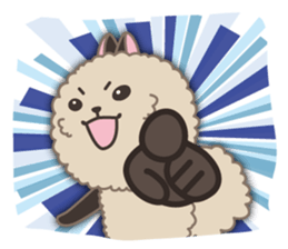 Pretty Pomeranian sticker #9040595