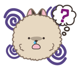 Pretty Pomeranian sticker #9040604