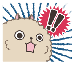 Pretty Pomeranian sticker #9040605