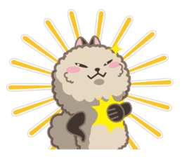 Pretty Pomeranian sticker #9040611