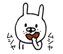 Simple Rabbit Conversation Sticker sticker #9040709