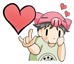 Piggy Boy Boyfriend (THAI Version) sticker #9041100