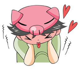 Piggy Boy Boyfriend (THAI Version) sticker #9041101