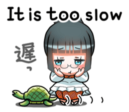 a girl in japanese native dress sticker #9041395
