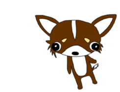 Chihuahua large set sticker #9042187