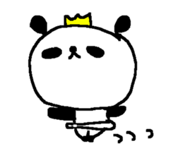 Panda without character stickers. sticker #9042422