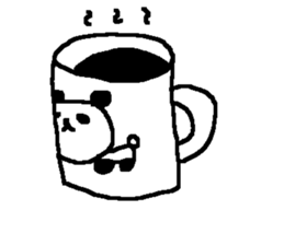 Panda without character stickers. sticker #9042437