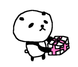 Panda without character stickers. sticker #9042441