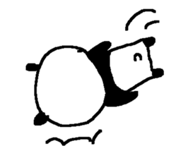 Panda without character stickers. sticker #9042451