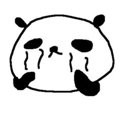 Panda without character stickers. sticker #9042455