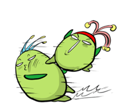 Chico and Chica like bickering sticker #9042877