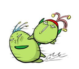 Chico and Chica like bickering sticker #9042877