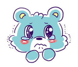 Magical girl and bear sticker #9042999