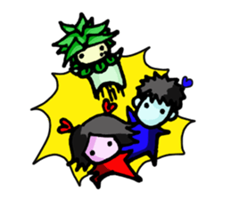 Mr.KOTAMO and Ms.TATEMO sticker #9043047